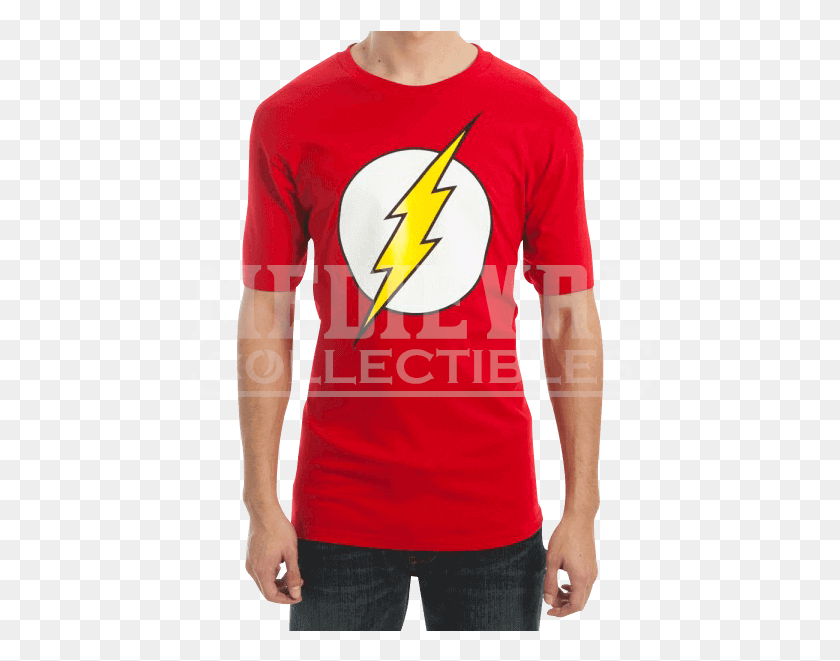462x601 Футболка С Логотипом Flash, Одежда, Одежда, Рубашка Hd Png Скачать