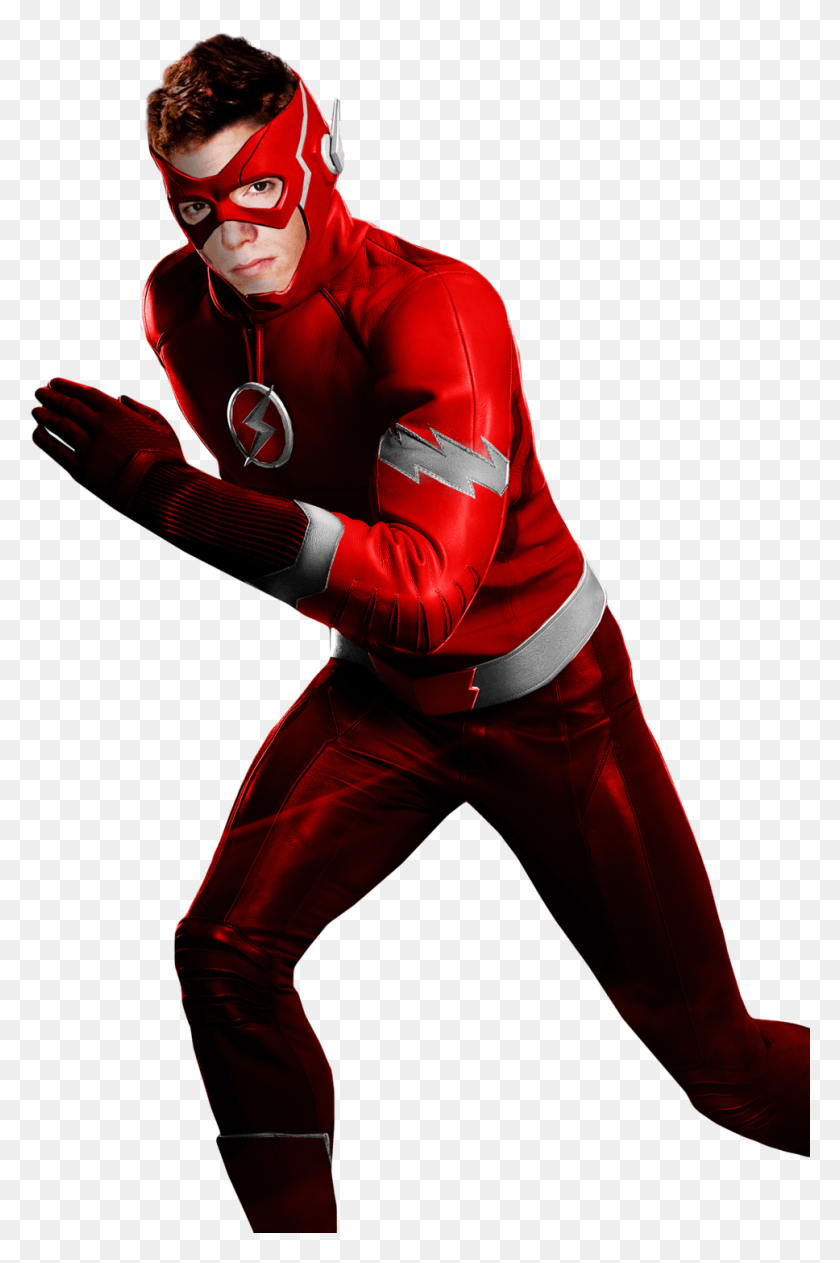 968x1493 Flash Man Cw The Flash Impulse, Person, Long Sleeve, Sleeve HD PNG Download