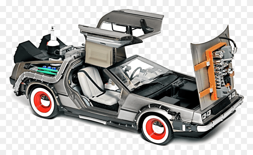 924x542 Flash Rods First Bttf Movie Delorean 1 Tb Hard Drive Delorean Time Machine Papercraft, Vehicle, Transportation, Cushion HD PNG Download