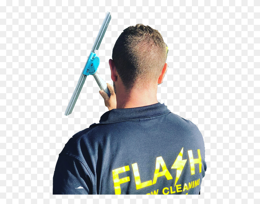501x597 Flash Window Cleaning Provides A Convenient Commercial, Person, Human, Clothing HD PNG Download