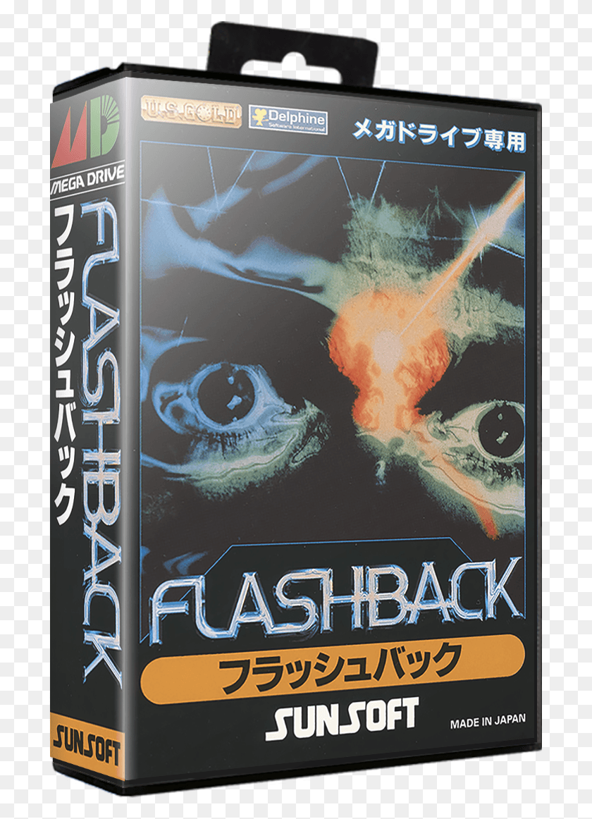 699x1102 Flashback Mega Drive Box Art, Poster, Advertisement, Text HD PNG Download