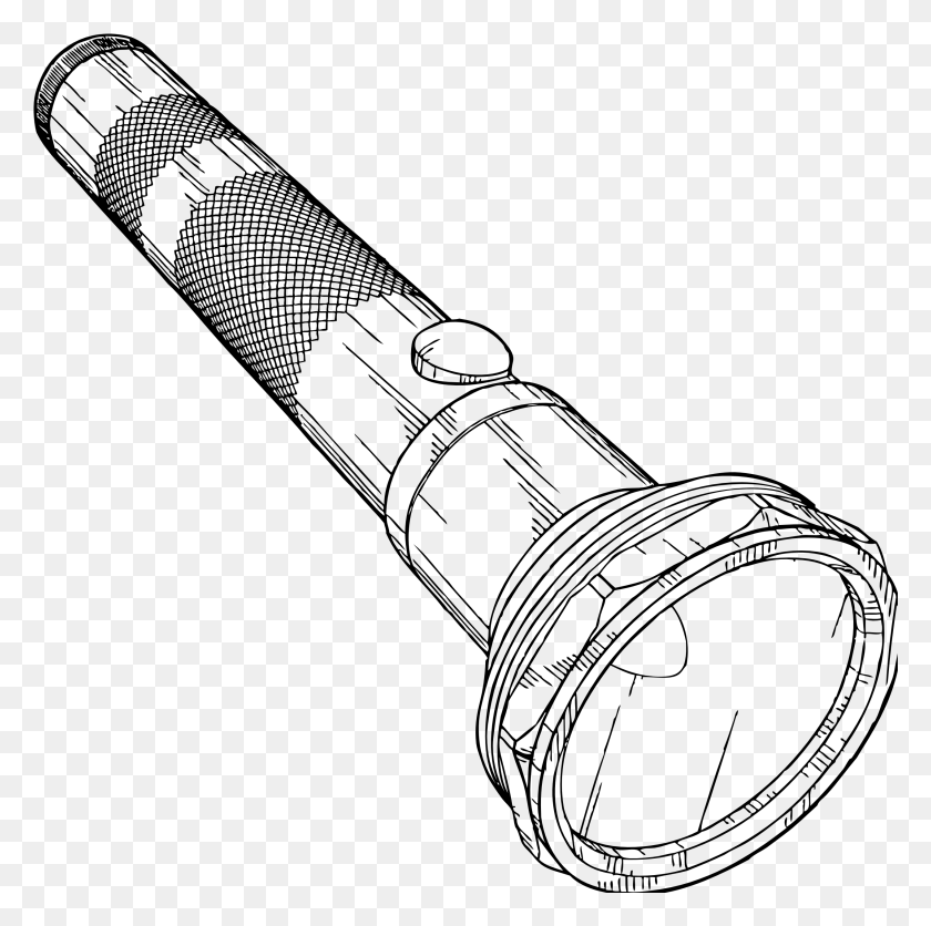 2539x2529 Flashlight Cliparts Flashlight Black And White, Gray, World Of Warcraft HD PNG Download