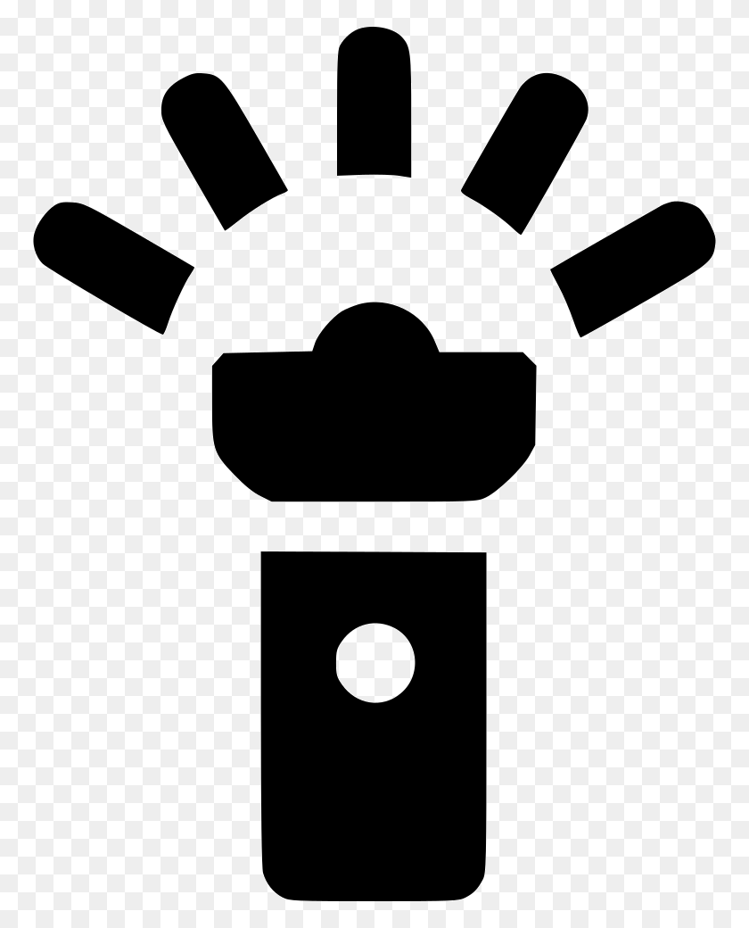 766x980 Flashlight Icon Missing On Iphone Illustration, Stencil, Electrical Device, Switch HD PNG Download