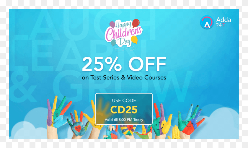 1600x905 Flat 25 Off On All Adda247 Video Courses And Test Ashley Stewart Coupons, Advertisement, Flyer, Poster HD PNG Download