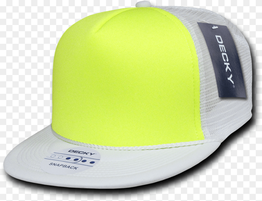 952x729 Flat Peak Neon Trucker Baseball Cap, Baseball Cap, Clothing, Hat, Helmet PNG