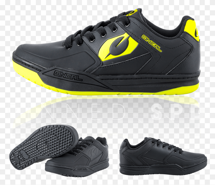 1424x1208 Flat Pedal Shoe Concept And Adapts It For Spd Oneal Pinned Flat Pedal Shoes, Footwear, Clothing, Apparel HD PNG Download