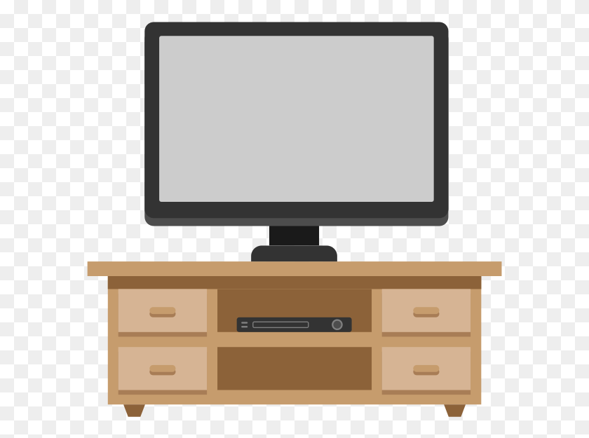 593x565 Flat Tv Vector Tv Table Vector, Monitor, Screen, Electronics HD PNG Download