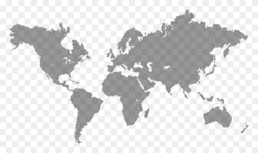 851x479 Mapa Del Mundo Plano, Gris, World Of Warcraft Hd Png