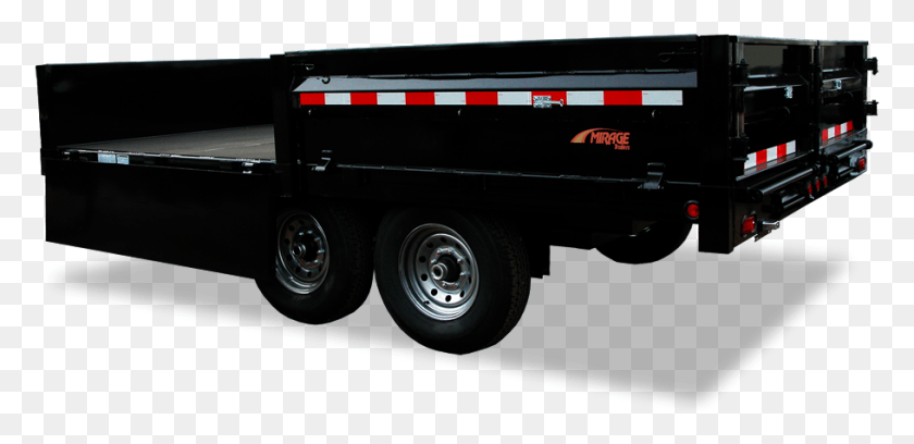 910x406 Flatbed Dump Trailer Pickup Truck, Tire, Wheel, Machine HD PNG Download