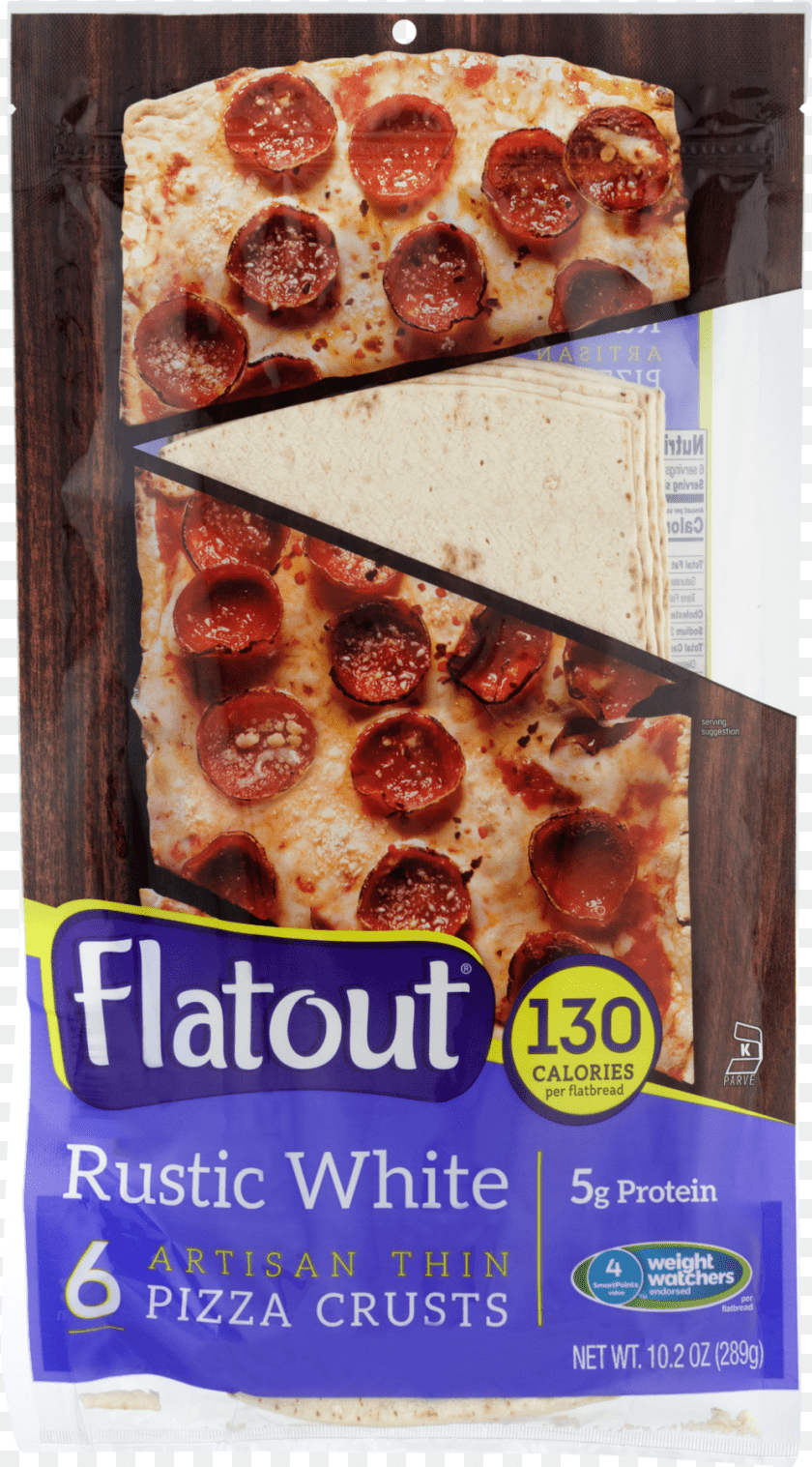 Flatout Rustic White Artisan Thin Pizza Crust, Advertisement, Poster, Food Clipart PNG