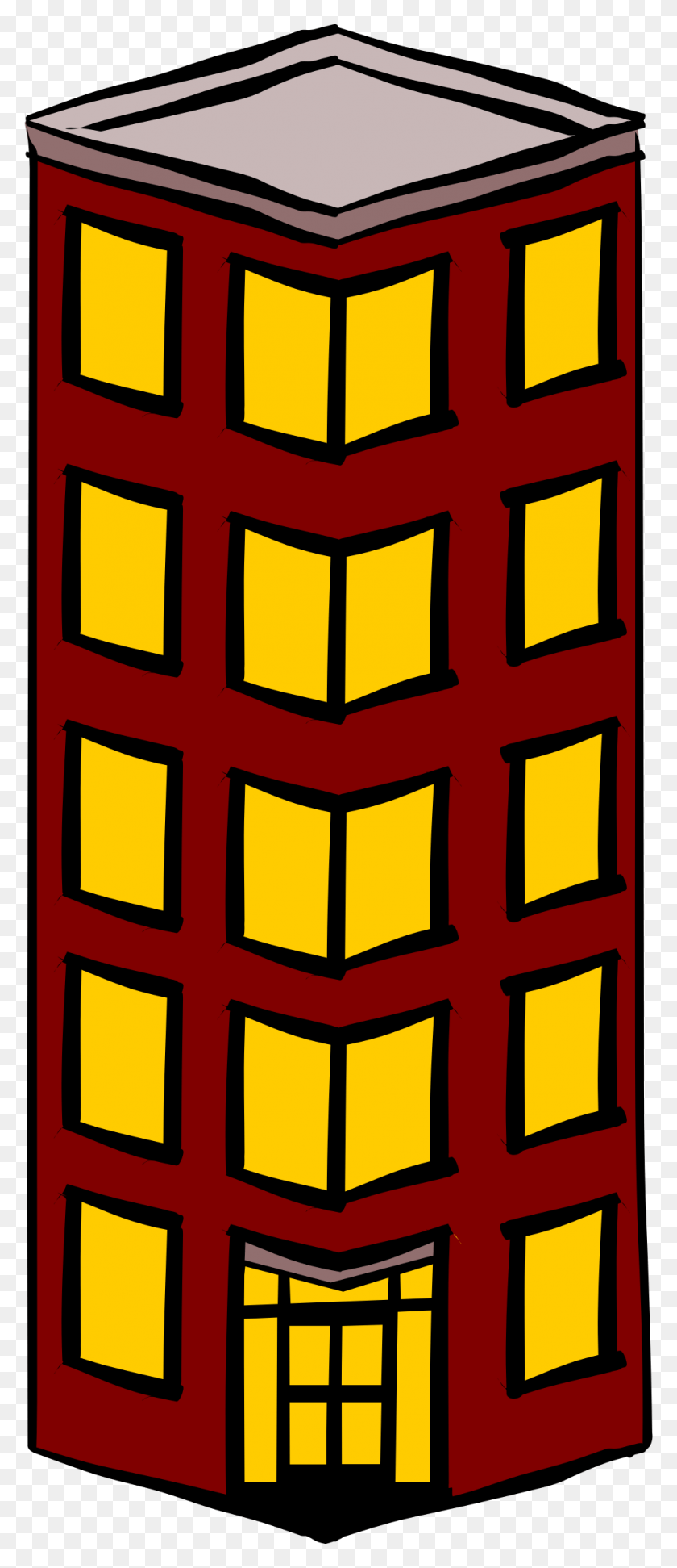 994x2400 Flats Clipart Tall Building Clipart, City, Urban, Town HD PNG Download