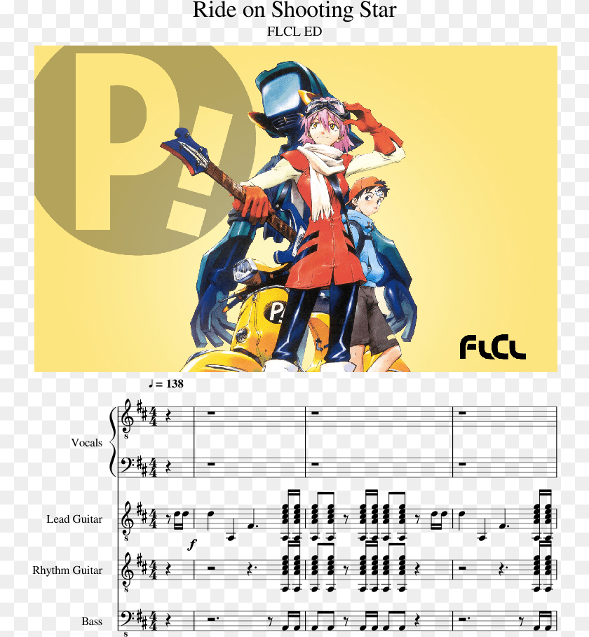 Flcl Hd, Book, Comics, Publication, Person Sticker PNG