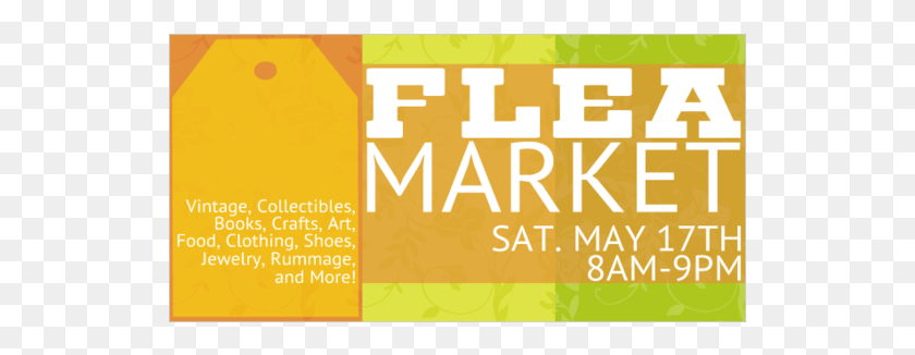 531x266 Flea Market Vinyl Banner With Products List On Shopping Graphic Design, Text, Paper, Advertisement HD PNG Download