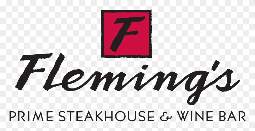 1028x489 Flemings Prime Steakhouse Logo, Label, Text, Symbol HD PNG Download