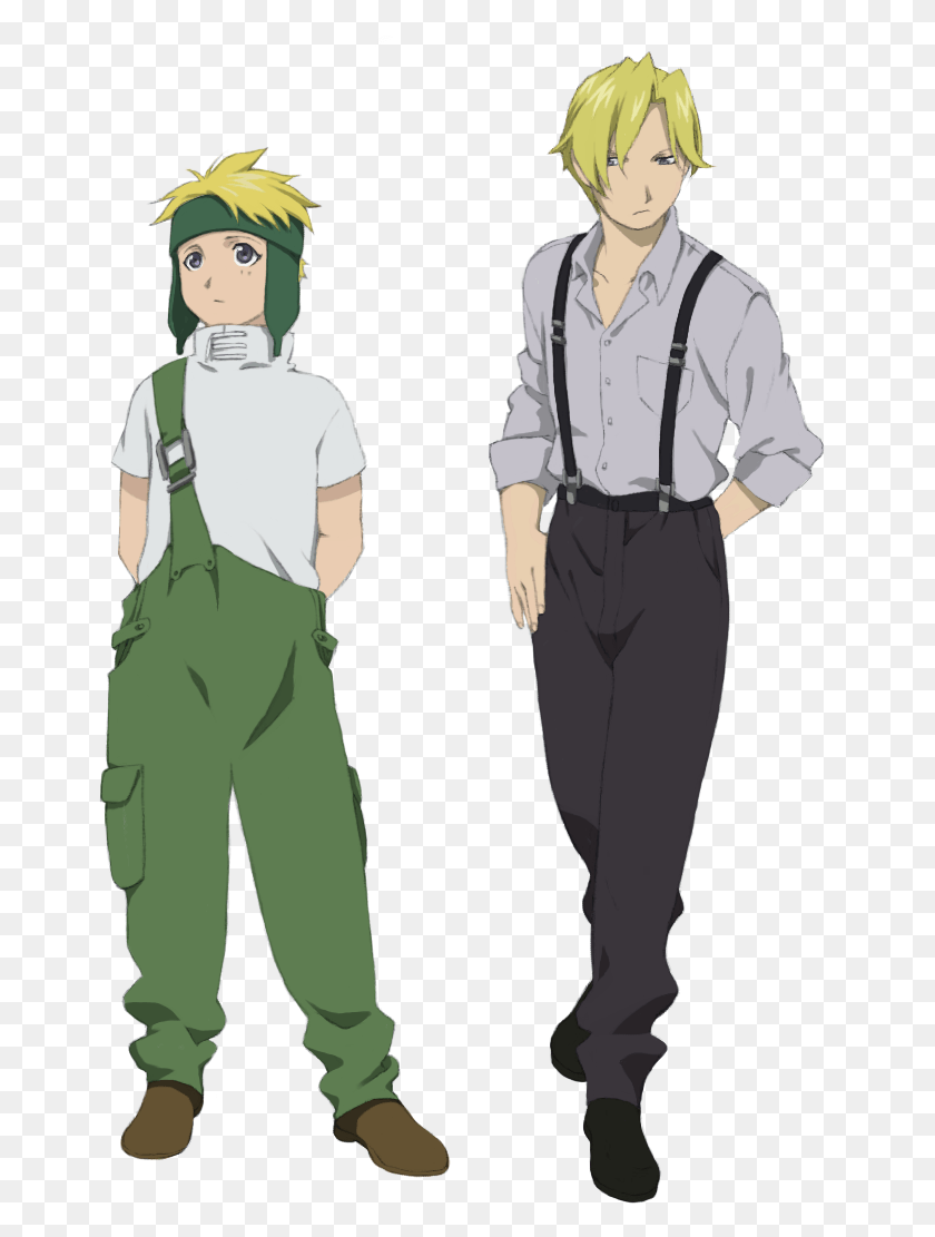 666x1051 Fletcher Tringham And Russell Tringham Drawn By Shiro Cartoon, Person, Human, Suspenders HD PNG Download