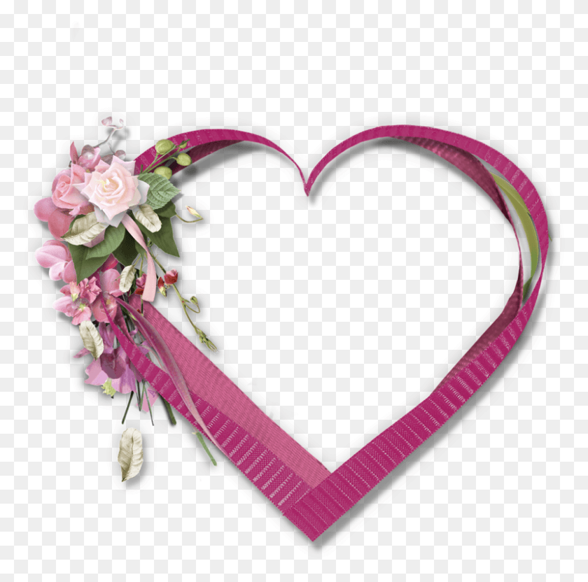 800x792 Fleur Coeur De Coeur En, Heart, Bracelet, Jewelry HD PNG Download