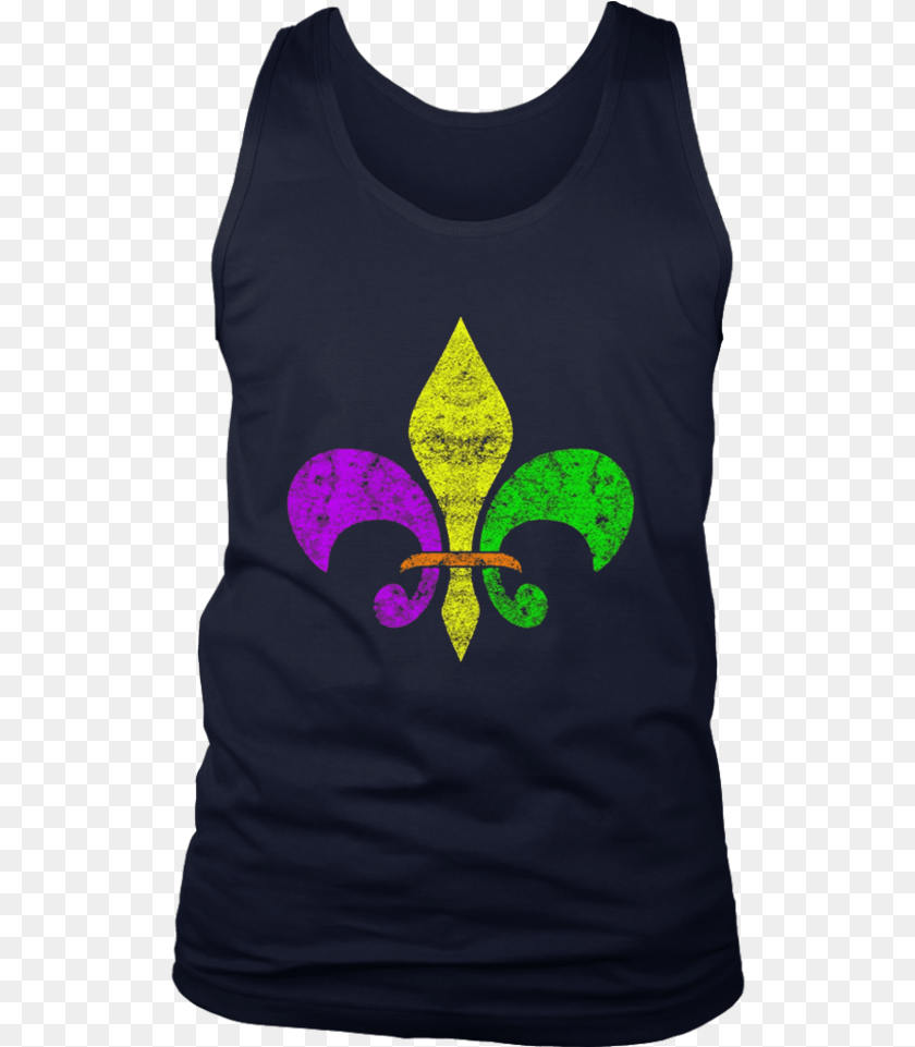 528x961 Fleur De Lis Mardi Gras New Orleans Funny Top T Shirt T Shirt, Clothing, Tank Top PNG