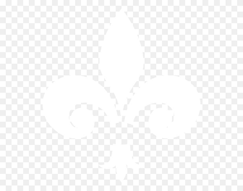 546x599 Fleur De Lis White Test Edit Clip Art At Clker White Fleur De Lis Clip Art, Texture, White Board, Text HD PNG Download