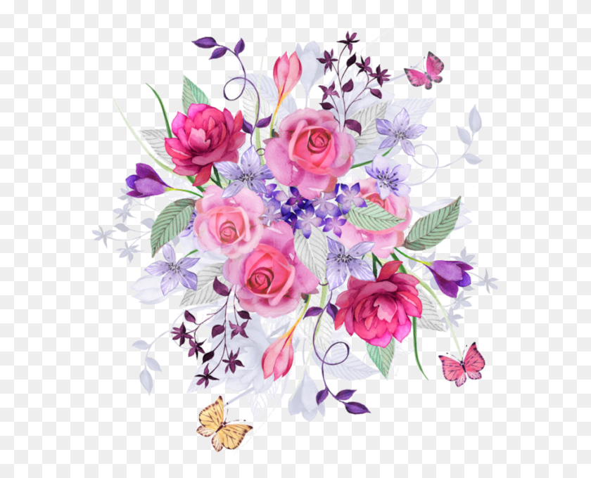 581x620 Флерс Флорес Цветы Bloemen Noix De Flowers Обои We Heart, Графика, Цветочный Дизайн Png Скачать