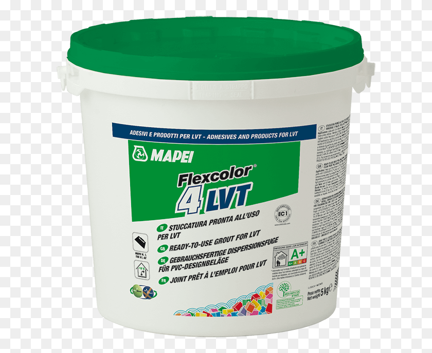 621x628 Flexcolor 4lvt 5kg Int Mapei, Paint Container, Dessert, Food HD PNG Download