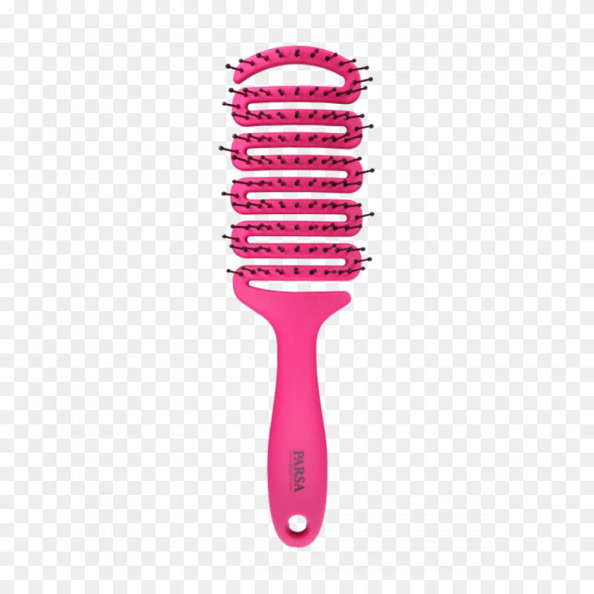 1100x1100 Flexible Hair Brush Pink Wet Brush Flex Dry, Tool, Toothbrush HD PNG Download