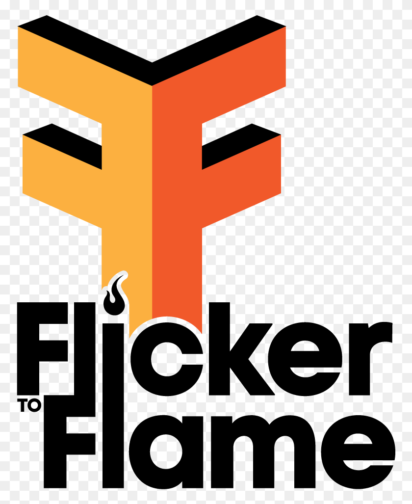 773x967 Плакат Flicker To Flame, Крест, Символ, Птица Hd Png Скачать