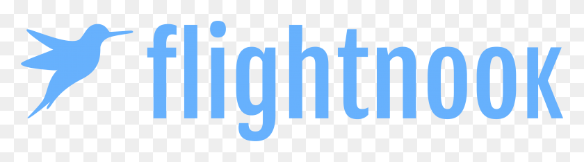 4470x999 Flightnook Logo Blue V2 Graphic Design, Word, Text, Symbol HD PNG Download