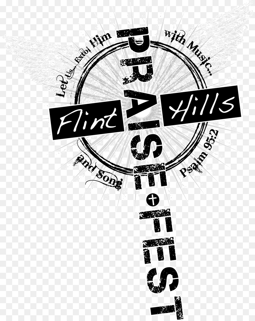 829x1059 Flint Hills Praisefest 2019, Emblem, Symbol, Logo, Cross Sticker PNG