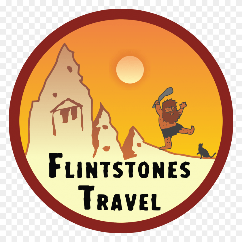 1410x1410 Flintstones Travel Agency Cappadocia, Label, Text, Logo HD PNG Download
