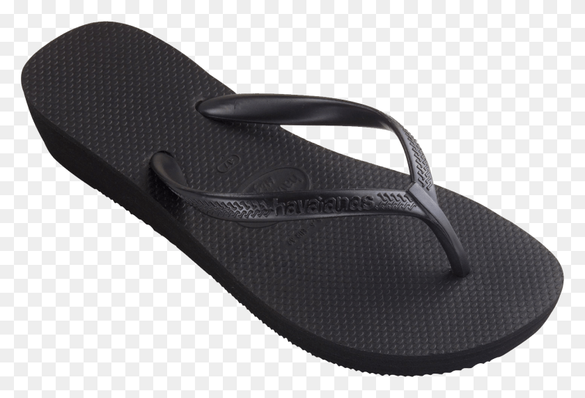 1441x945 Flip Flop Sandal Image Havaianas Black Metallic Logo, Clothing, Apparel, Footwear HD PNG Download