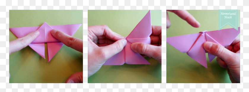 959x310 Переверните Свой Треугольник Так, Чтобы Точка Оказалась На Оригами, Бумага, Человек, Человек Hd Png Скачать