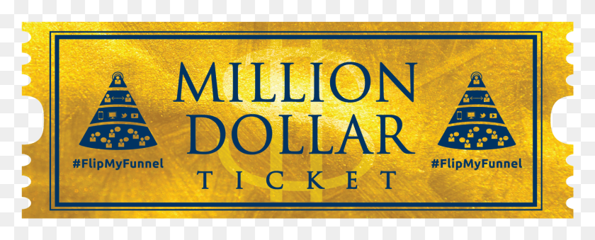 1517x544 Flipmyfunnel Announces Million Dollar Ticket To Atlanta Poster, Text, Paper, Banner HD PNG Download