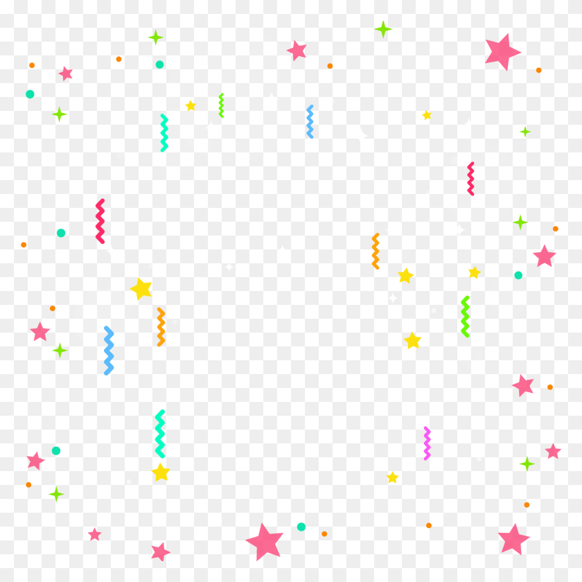 1500x1500 Floating Stars Photos Gift Wrapping, Confetti, Paper, Star Symbol HD PNG Download