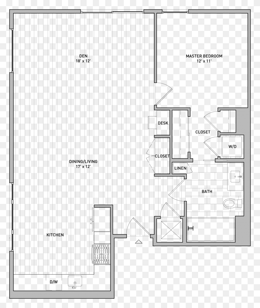 2197x2641 Floor Plan, Plot, Diagram, Gate HD PNG Download
