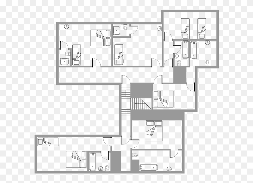 616x548 Floor Plan, Floor Plan, Diagram, Plot HD PNG Download