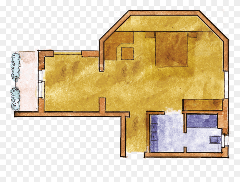 798x593 Floor Plan, Plot, Diagram HD PNG Download