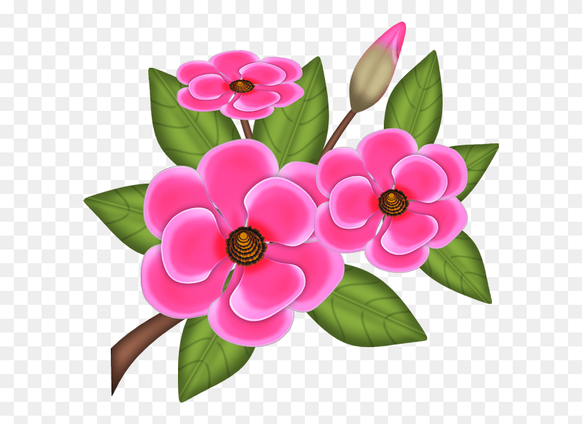 601x552 Flor Pink Arranjo De Flores Desenho, Dahlia, Flower, Plant HD PNG Download