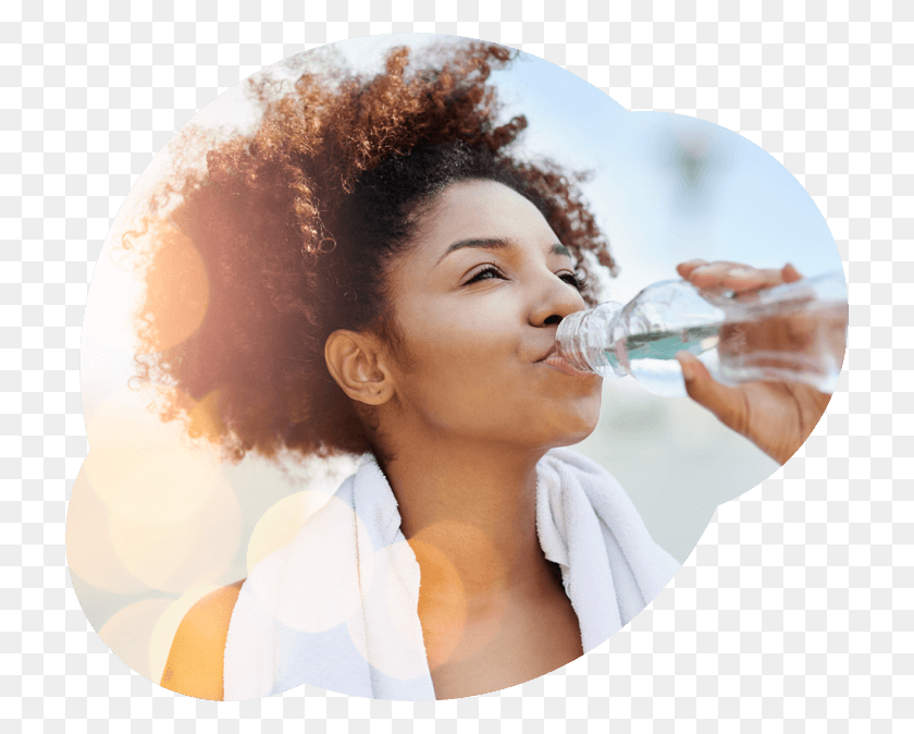 720x614 Florajen Acidophilus For Potent Probiotics Benefits Mulher Bebendo Agua, Person, Human, Drinking HD PNG Download
