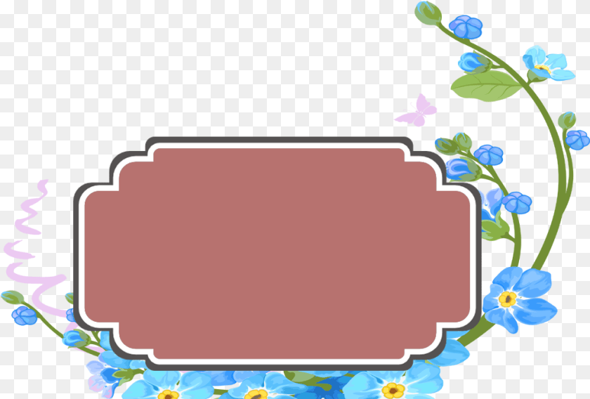 Floral Banner, Anemone, Flower, Petal, Plant Sticker PNG