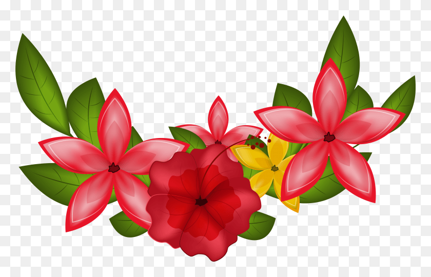 6090x3749 Floral Decoration Files, Graphics, Plant Descargar Hd Png