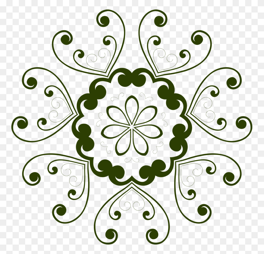 767x750 Floral Design Borders And Frames Computer Icons Tree Flower Image Design, Graphics, Pattern HD PNG Download