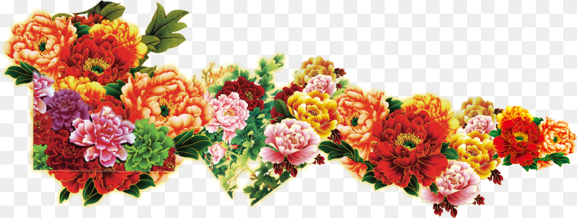 5076x1923 Floral Design Cut Flowers Decoration Flowers Buke, Alloy Wheel, Car, Car Wheel, Machine Sticker PNG