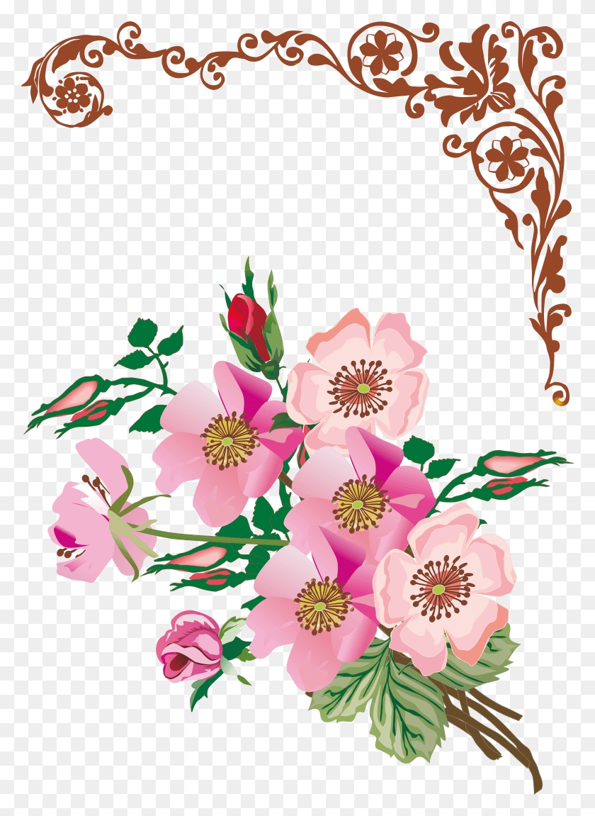 6257x8756 Floral Design Flower, Graphics, Pattern HD PNG Download