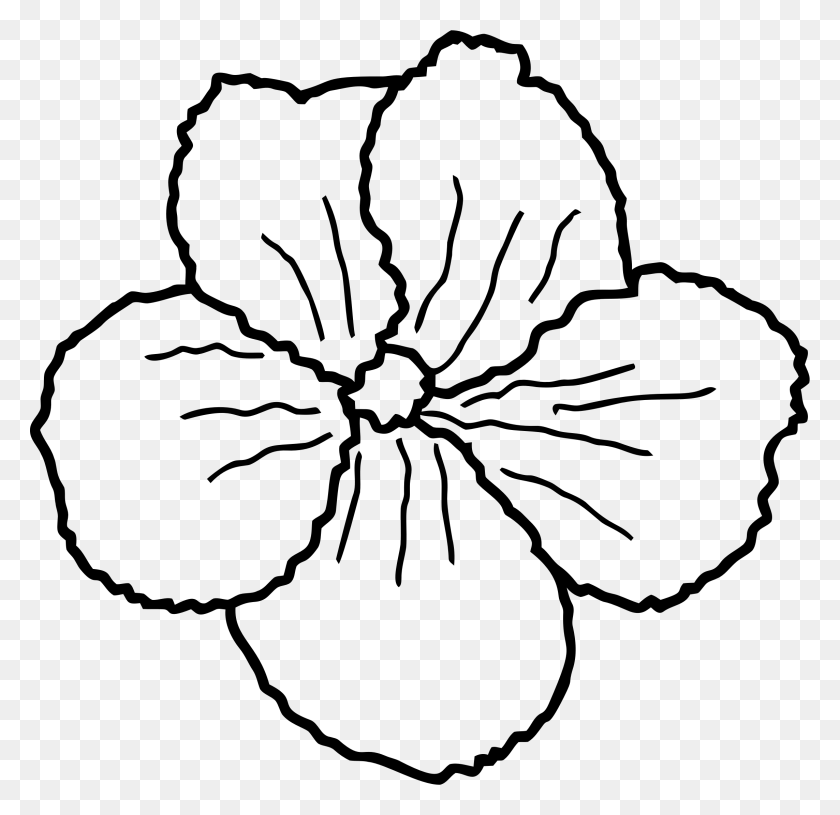 2287x2216 Floral Design Flower Drawing Line Art Petal Line Art, Gray, World Of Warcraft HD PNG Download