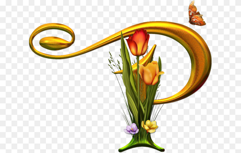 Floral Design Letter, Art, Floral Design, Graphics, Pattern Sticker PNG