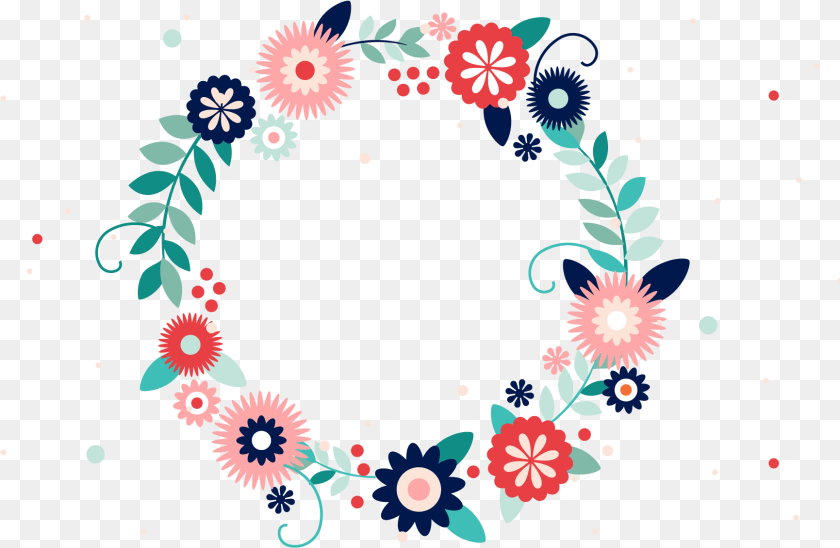 1731x1130 Floral Frame Flower Frame Vector, Art, Floral Design, Graphics, Pattern Sticker PNG