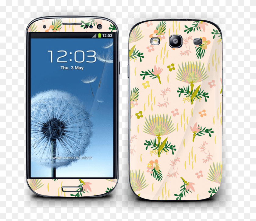 684x666 Floral Pattern Samsung Galaxy S3 Grey, Mobile Phone, Phone, Electronics HD PNG Download