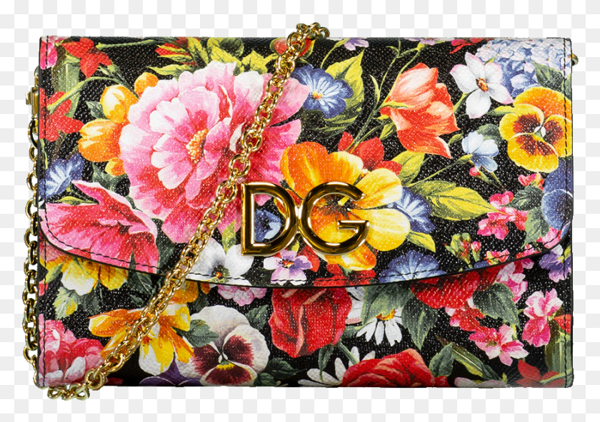 872x595 Floral Print Chain Wallet Garden Roses, Floral Design, Pattern, Graphics Descargar Hd Png