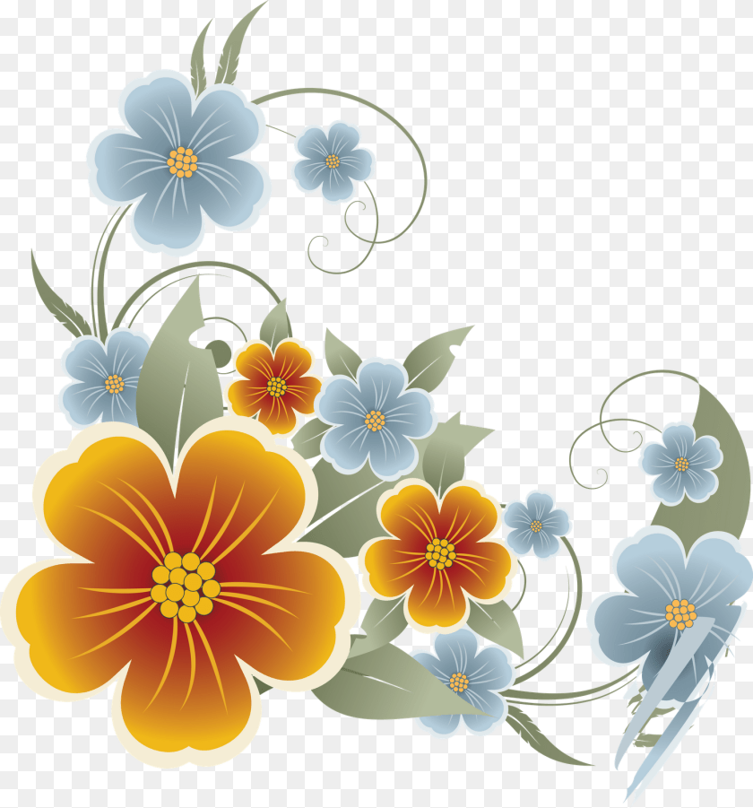 1491x1600 Floral Transparent Image Bunga Vektor Hd, Art, Floral Design, Graphics, Pattern Sticker PNG