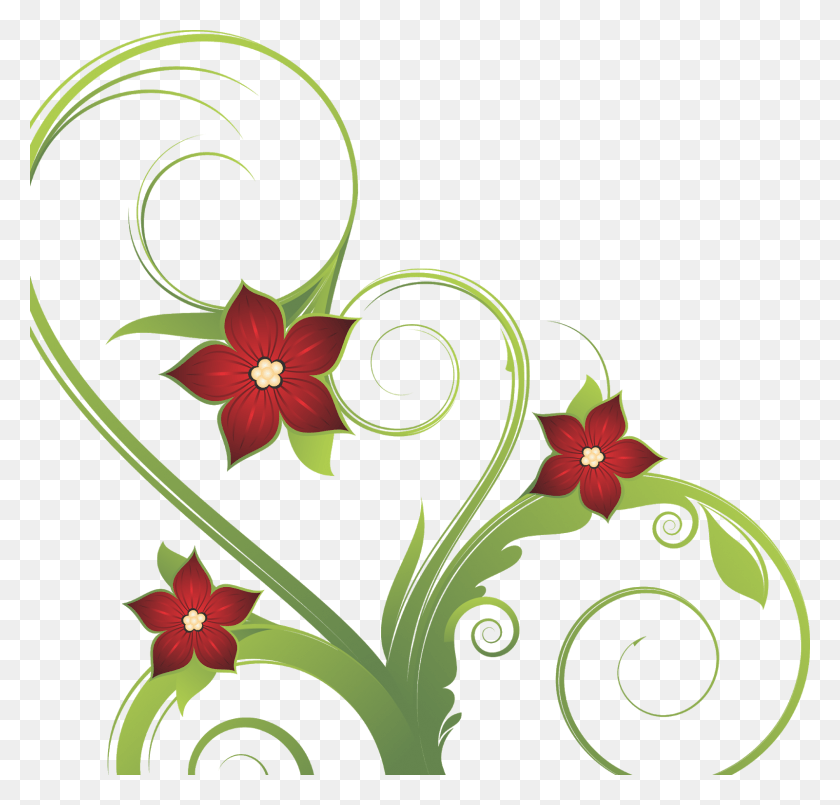 1600x1530 Descargar Png / Vector Floral Floral Flor, Gráficos, Diseño Floral Hd Png